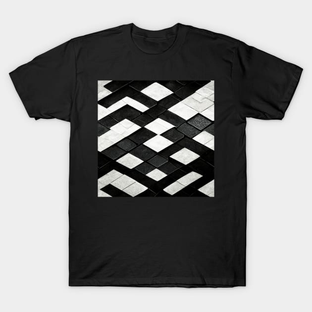 Tile pattern art 10 regular grid T-Shirt by KoolArtDistrict